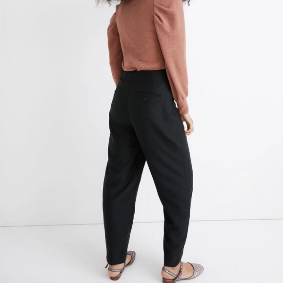 Madewell Side-Button Tapered Crop Pants Style#NC374 Size 4 - Picture 16 of 16